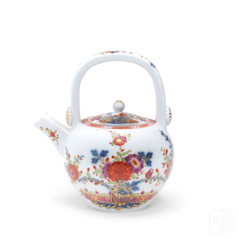 A Meissen teapot and cover, circa 1735 - 图3